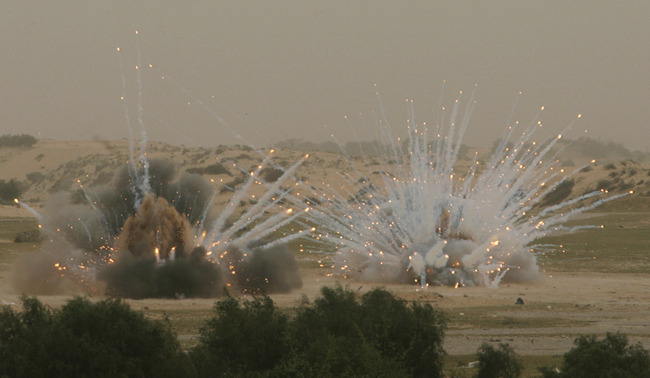 The U.S. using chemical weapons in Iraq.